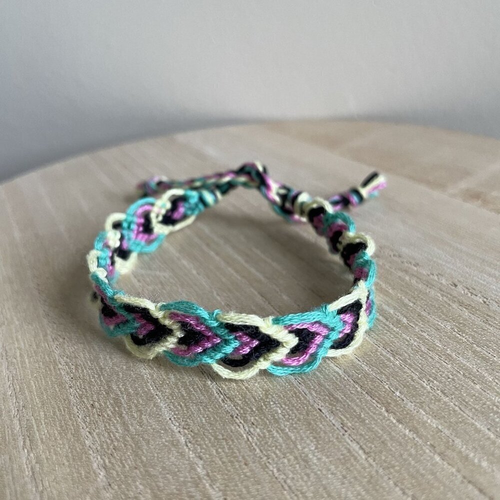 Adela Bracelet, anklet, trendy, comfortable, tie, embroidery thread, woven, gift